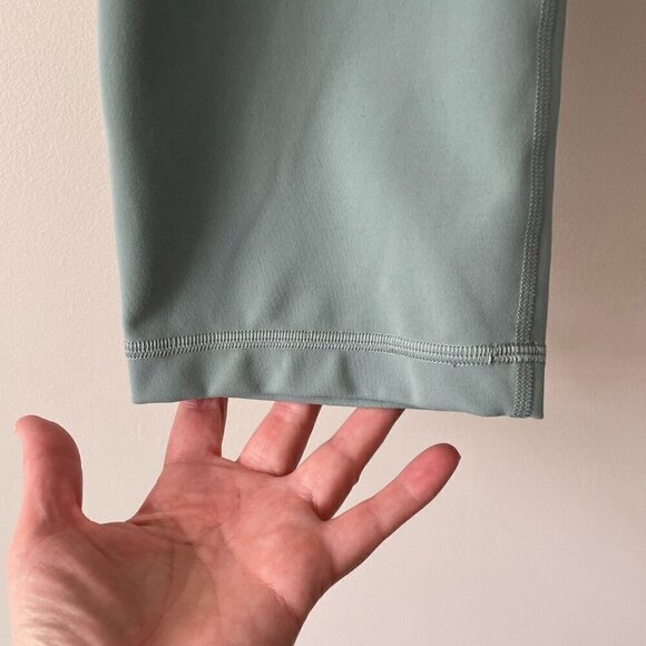 Lululemon 2022 Wunder Train Contour Fit High-Rise Crop 21" Misty Glade Green 12 - Picture 6 of 7